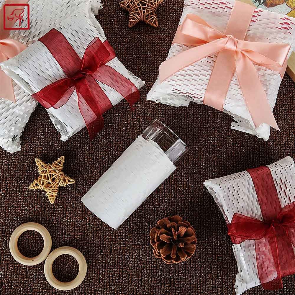 50CM*50M Biodegradable Honeycomb Paper Customized Size Craft Paper