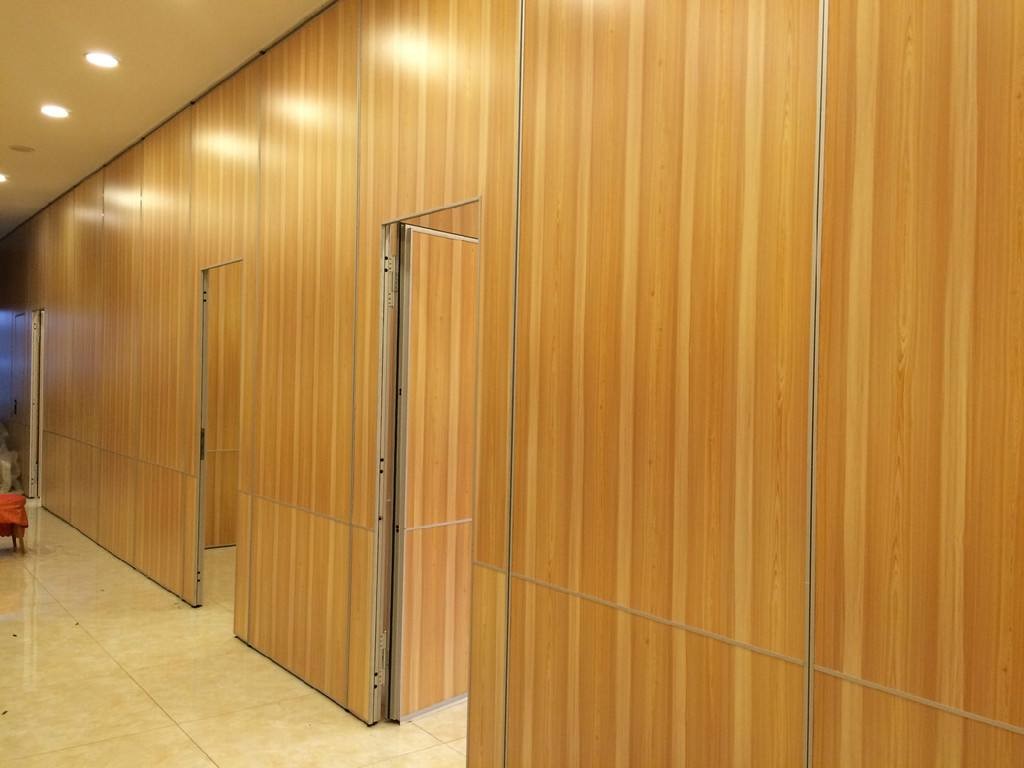 Sliding Vary Foldable Wall Partition Operable Door For Office No Floor Track