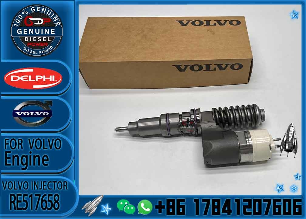 Engine fuel injector 33800-84001 RE505967 RE508490 RE517660 RE517659 RE517658 20430583 20440388 3803654 85000105 8500010
