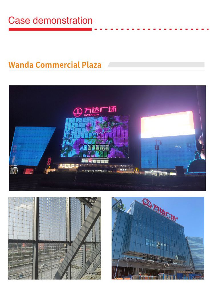 Customized Spinning Scrolling Mesh LED Screen For Stage Background TV
