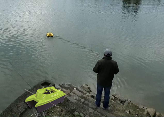 RC Remote Control Fishing Boat DEVC-304M3 DEVICT Style AC 110-240V