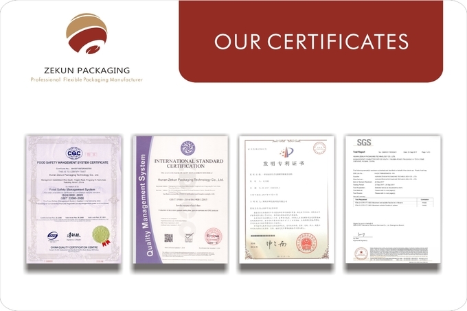 Customizable Moisture Resistant Plastic Packaging With Heat Seal