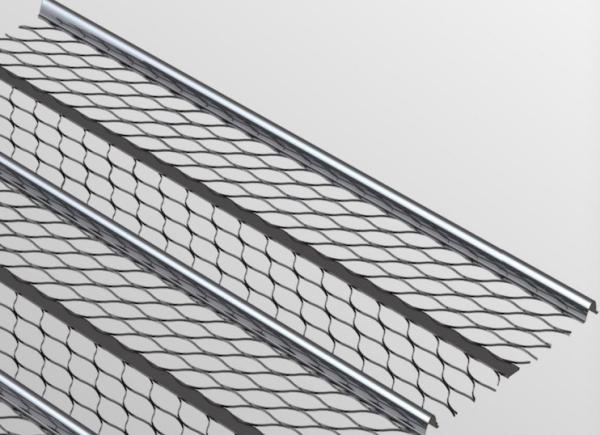 0.45mm Thickness Rib Lath Sheet Galvanized 2500mm Length Plaster Reinforcing