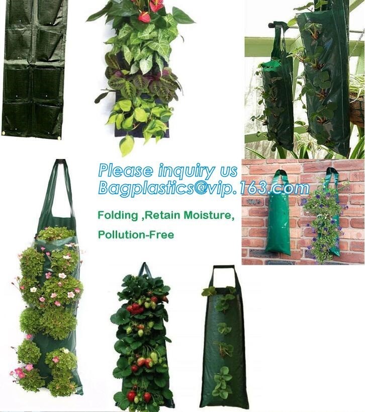 Nine pockets cheap vegetable grow planter bag,china manufacture riptop waterproof nursery bag,planting potato grow bag