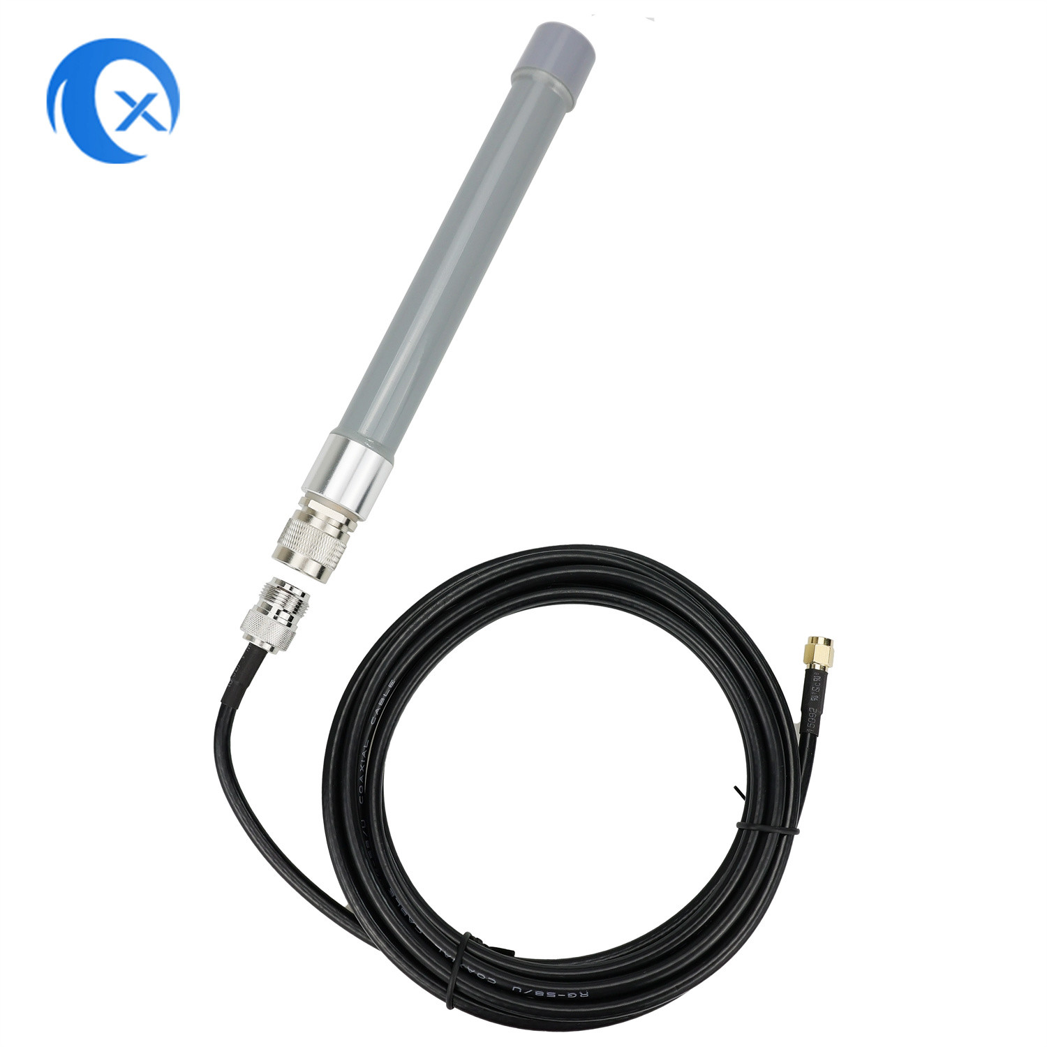 Omnidirectional 5G 5dBi Fiberglass Antenna With N Male Connector