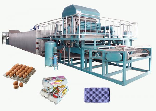 Quality Recycled Paper Pulp Molding Machine For Producing Egg Tray 4000pcs/H for sale