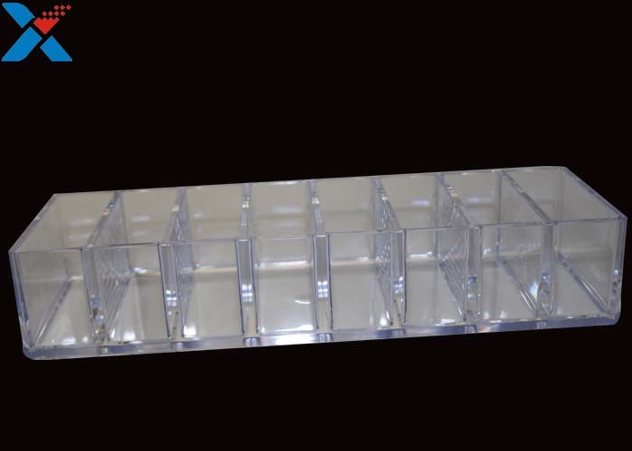 Clear Acrylic Makeup Organiser Display Box For Blush / Powder Foundation