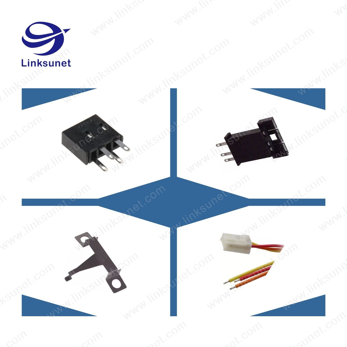 Omron EE-1001 black and molex 39 - 01 - 2101 4.2mm natural connector wiring harness for engine