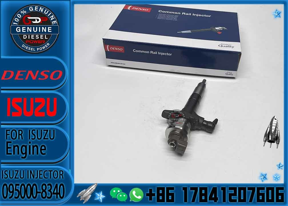 Genuine Diesel Fuel Injector 095000-8340 For 4JJ1 3.0L 8981066932, 8-98106693-2, 8981066931, 8981066930