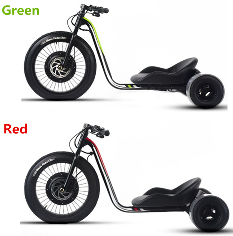 52V 1500w 3 Wheel Drifter / Motorized Drift Trike Front Brushless Motor
