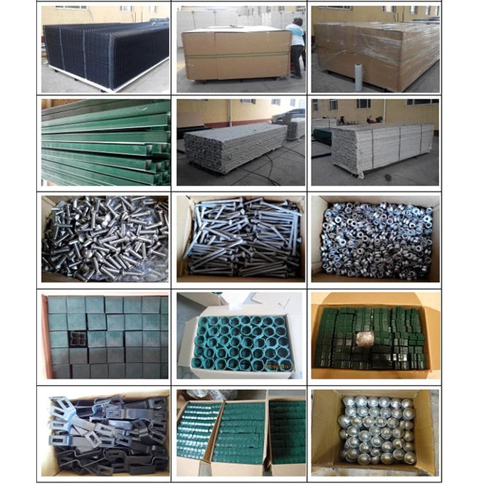 Vandal Resistant 2430×2500mm Twin Bar Fencing