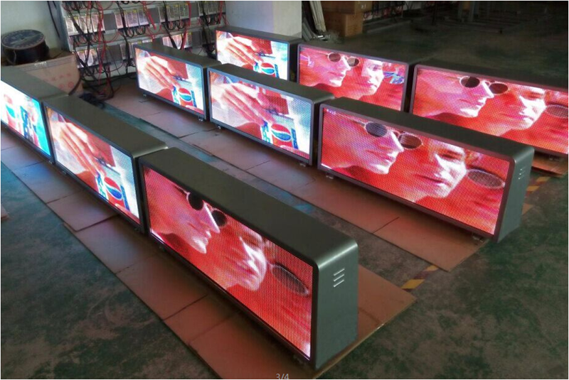 High Brightness Car Top Taxi LED Display Outdoor Advertising P5 SMD 3528