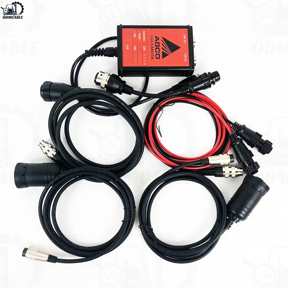 For AGCO OEM Massey Interface Electronic Diagnostic Tool use for AGCO CANUSB EDT Heavy Duty Agricultural Diagnosis Scan