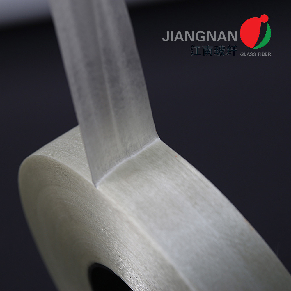 Plain Weave​ Fibreglass Insulation Tape , E Glass Fiberglass Fabric Tape