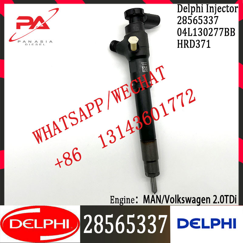 DELPHI original Diesel Fuel Injector 28565337 04L130277BB HRD371 For MAN/Volkswagen 2.0TDI