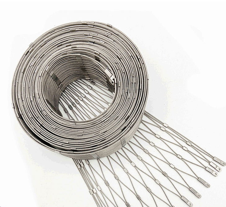 Durable Bird Aviary Flexible Stainless Steel Cable Netting 304l 50x50mm