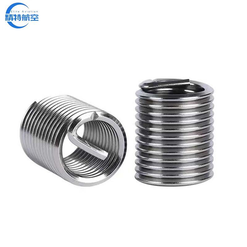 Factory Direct Sales Threaded Sleeve Metric Thick Wire Thread Inserts for Wooden Furniture Internal and External Thread Inserts