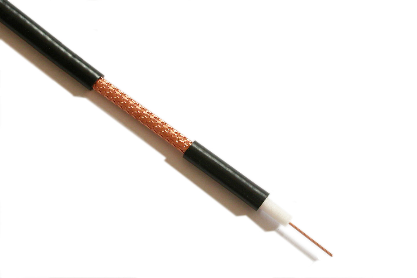 20 AWG Bare Copper RG59 CCTV Coaxial Cable 95% CCA Braiding CM Rated PVC