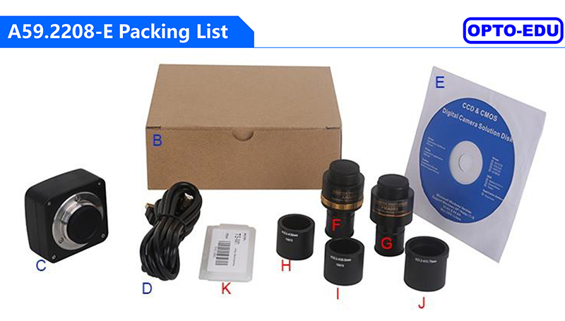 USB 2.0 Digital Camera Microscope Microscope Accessories A59.2208