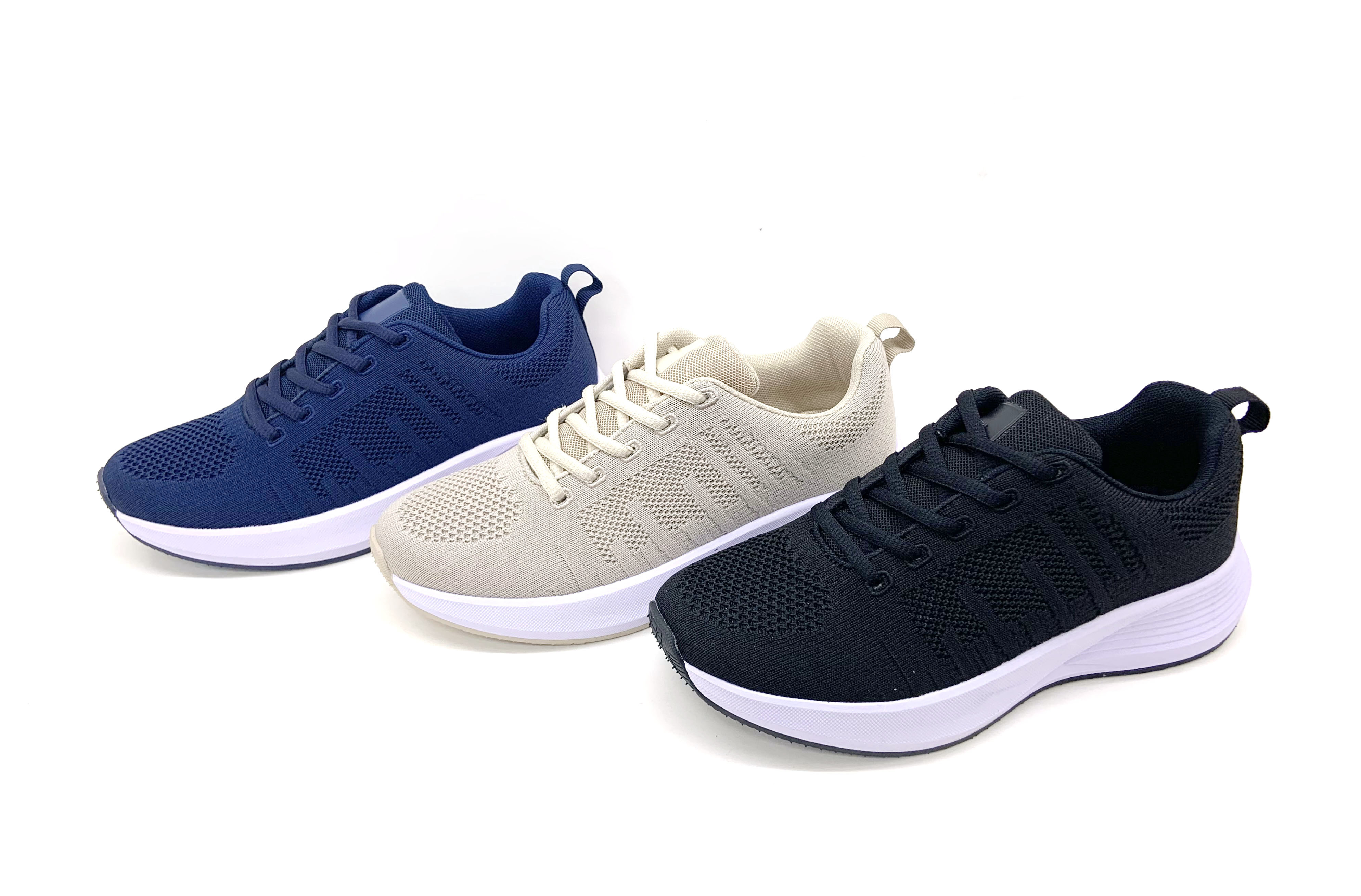 Lace Up womens Athletic Shoes With Textured Outsole Padded Insole