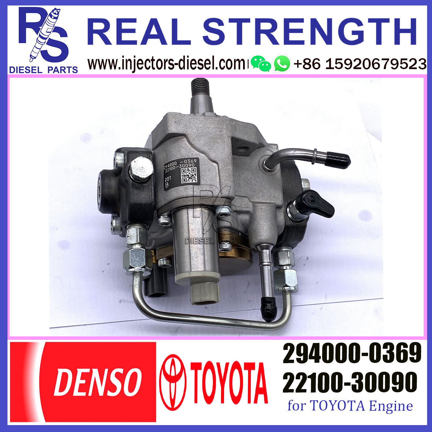 1KD-FTV Common Rail Diesel Fuel Pump 294000-0360 22100-30040 22100-30090