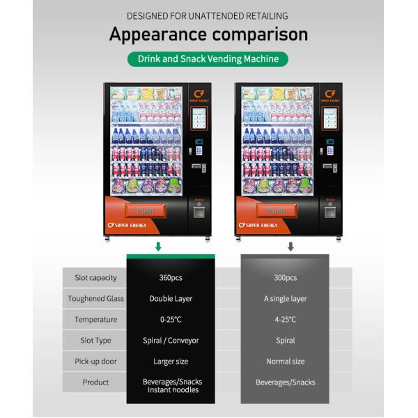 Small Business Idea Vending Machines for Foods and Drinks and Snack Vending Machine for Sale