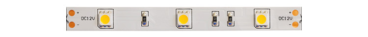 3000K Single Color LED Strip Lighting Flexible Under Cabinet Cuttable White Outdoor 12V 24V