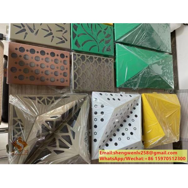 Perforated Metal cladding architecture facades aluminum solid wall cladding