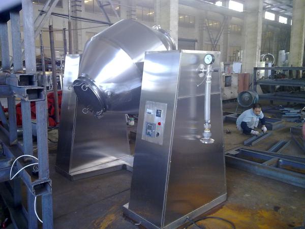 Double Conical Rotary Cone Vacuum Dryer Machine For Chemical Industry Sodium