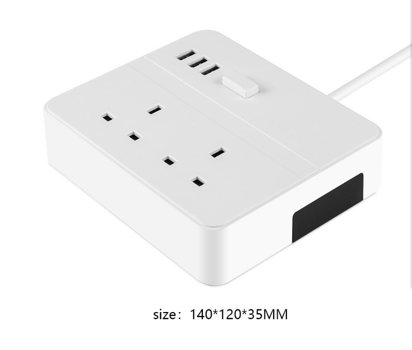 With USB expansion socket, customize 4-8 bit socket of plug intelligent socket in different countries