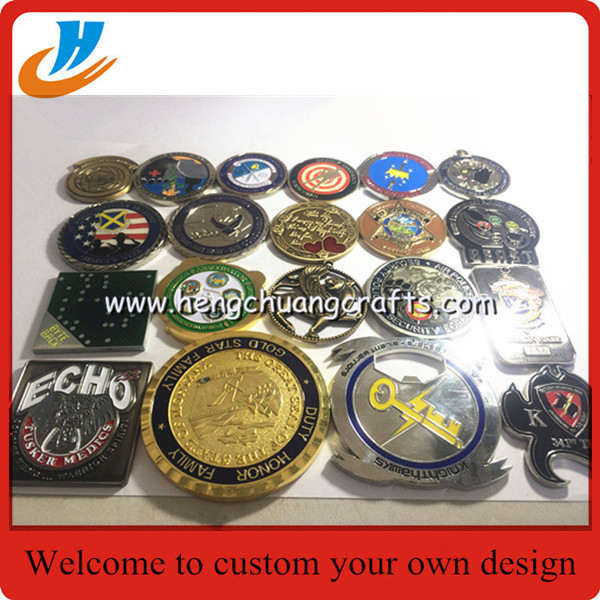 Enamel coins die casting,metal military coins,challenge coin with logo design