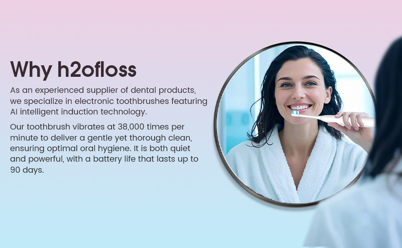 Smart Sonic Electric Toothbrush Ergonomic Design Soft for Teeth Whitening AI Sensor-Based Activation Travel-friendly