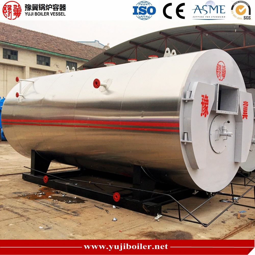 Chemical Processing Oil Fired Hot Water Boiler With Mobile Smoke Box Cover
