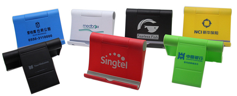 Mobile phone tablet bracket lazy general bracket folding stand 10*8.2*1.9cm logo customized