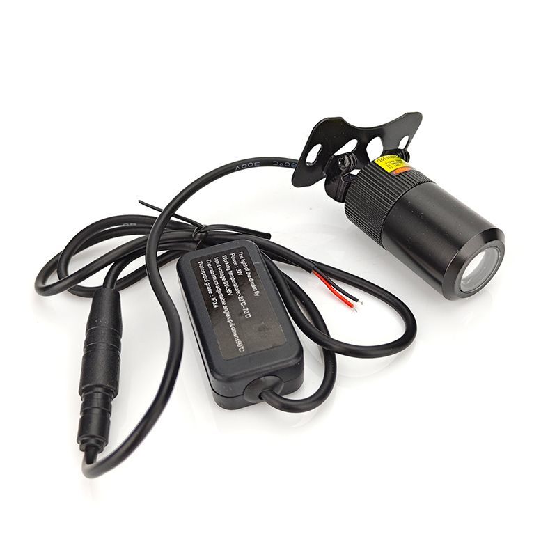 3W Mini Car Rear Projector Light Safety Warning Light