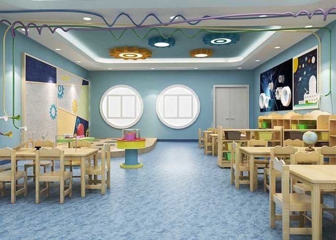 Practical Kindergarten Classroom Floor Plan Solid Durable Economical CE SGS Approved