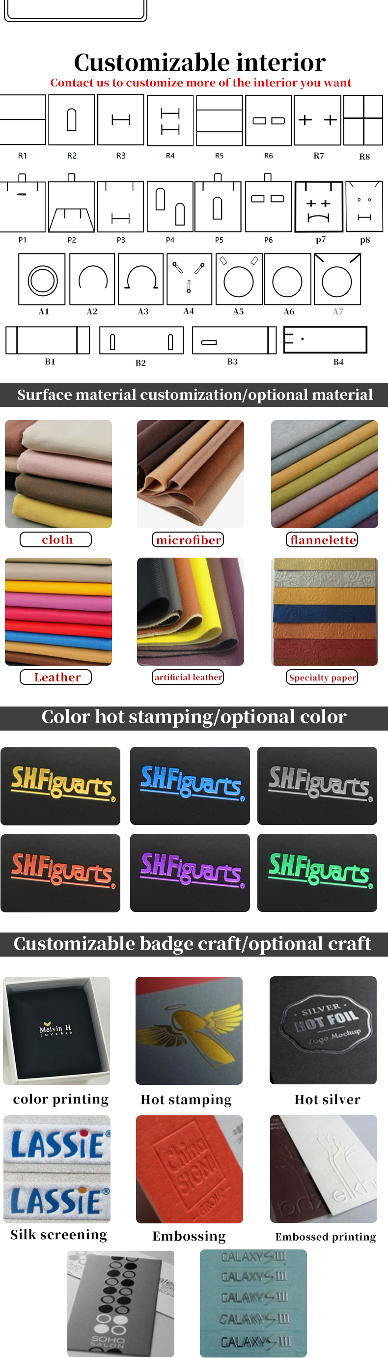 Multiple Shapes Jewelry Display Plate Wooden Bracelet Display Exhibition Tray