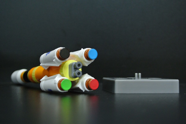 Plastic Rockey Pen Plastic Daily Product 4 Color For Home / Office