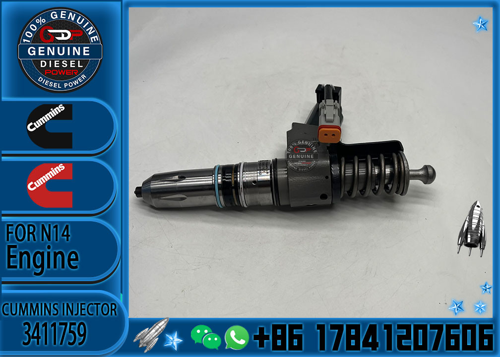 3411759 Diesel Fuel Injector N14 Common Rail Injector 3411766 3411691 3411767
