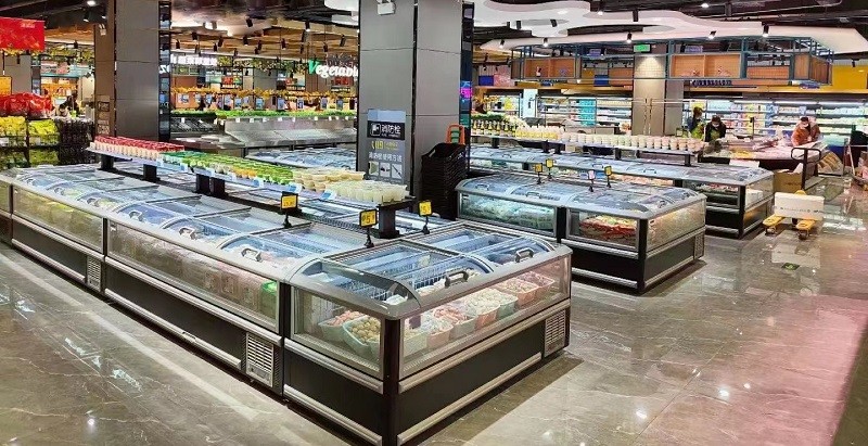 High End Version Island Chest Freezer