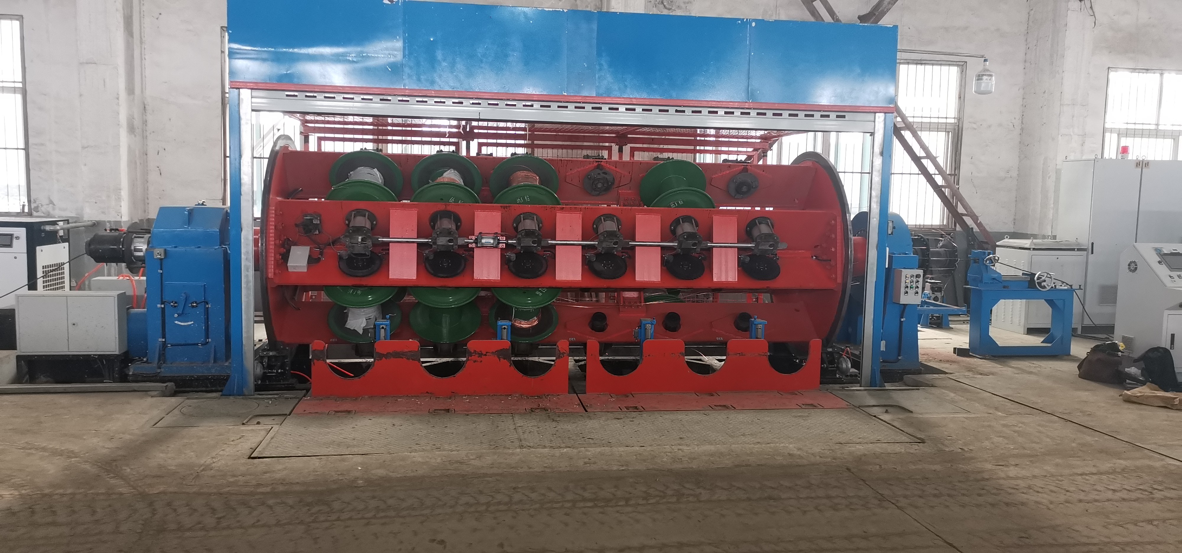 PN1600 High Speed Rigid Type Stranding Machine For Cable Industry