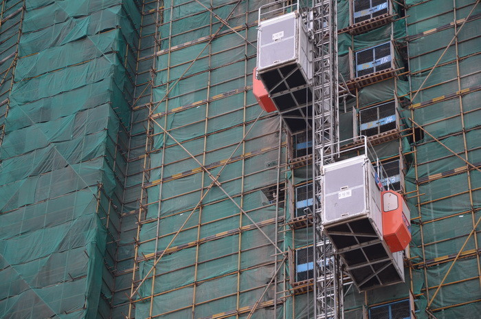 Passenger 3000kg 63m/Min Building Construction Hoist Middle Speed