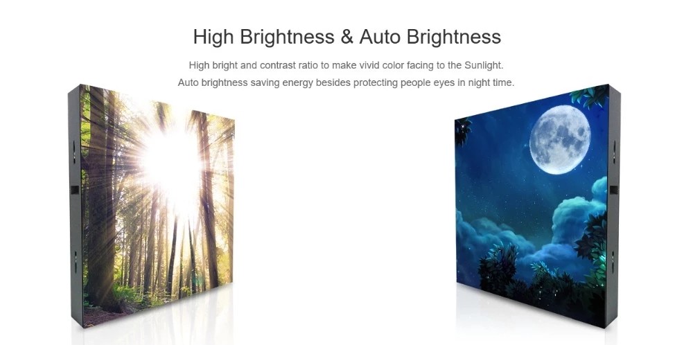 Auto Brightness SMD3535 P10 Outdoor Led Panel Exterior Advertising Display