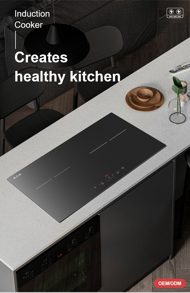 Touch Control Built In Induction Stove 3 Burner 6100W CB Certified