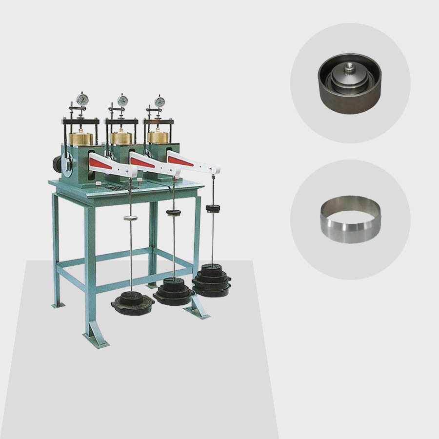 4000kPa/30cm2 Soil Compression Machine , Triplex High Pressure Consolidation Test Apparatus