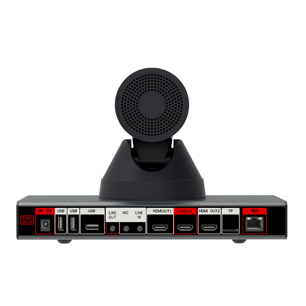 1080p Android video conference camera all in one design 12x optical PTZ skype meeting camera