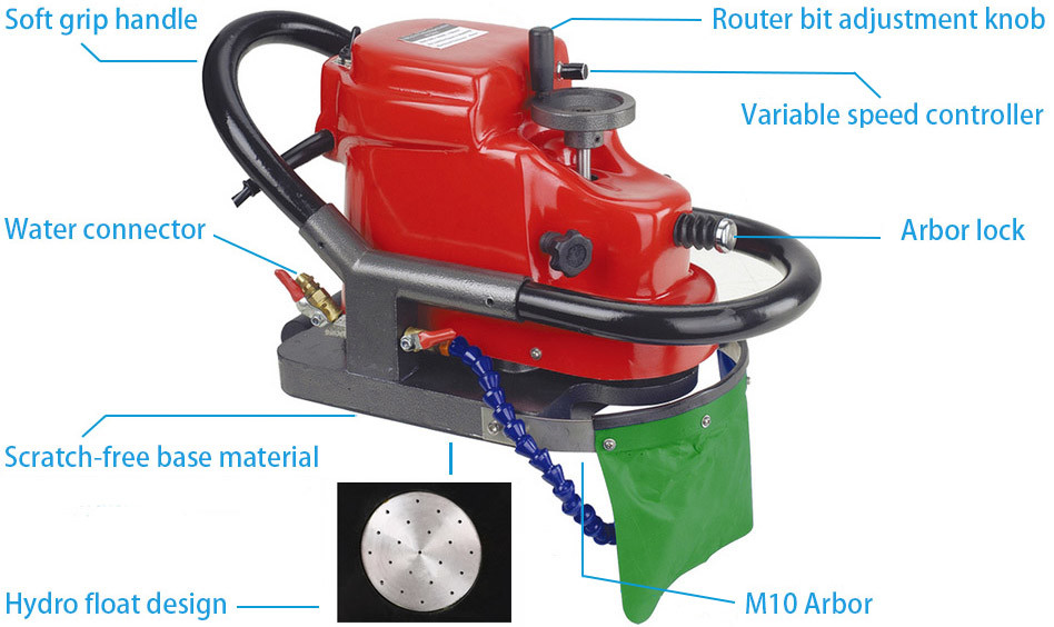 Portable Stone Edge Router Profiling Machine