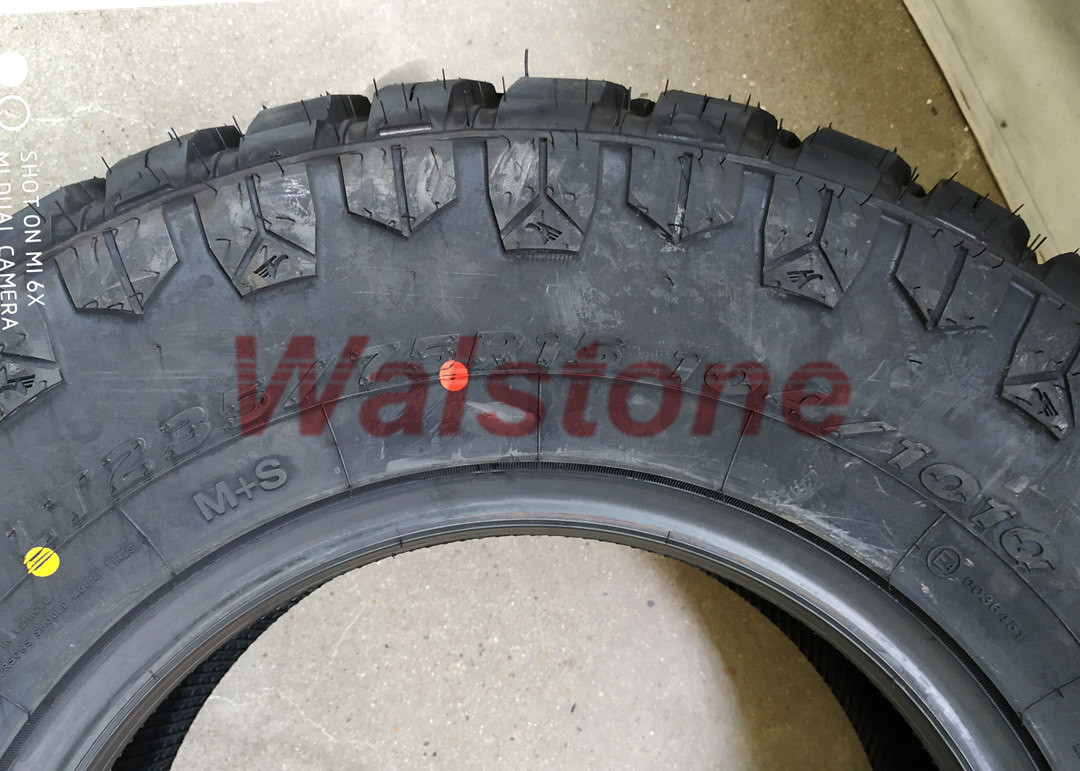 16 Inch Rugged Look Radial Mud Tires LT235/75R16 Getting Traction In The Mud