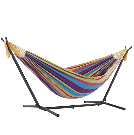 Easy Collapsible Beach Hammock Stand 15.7LBS Capacity For Indoor And Outdoor