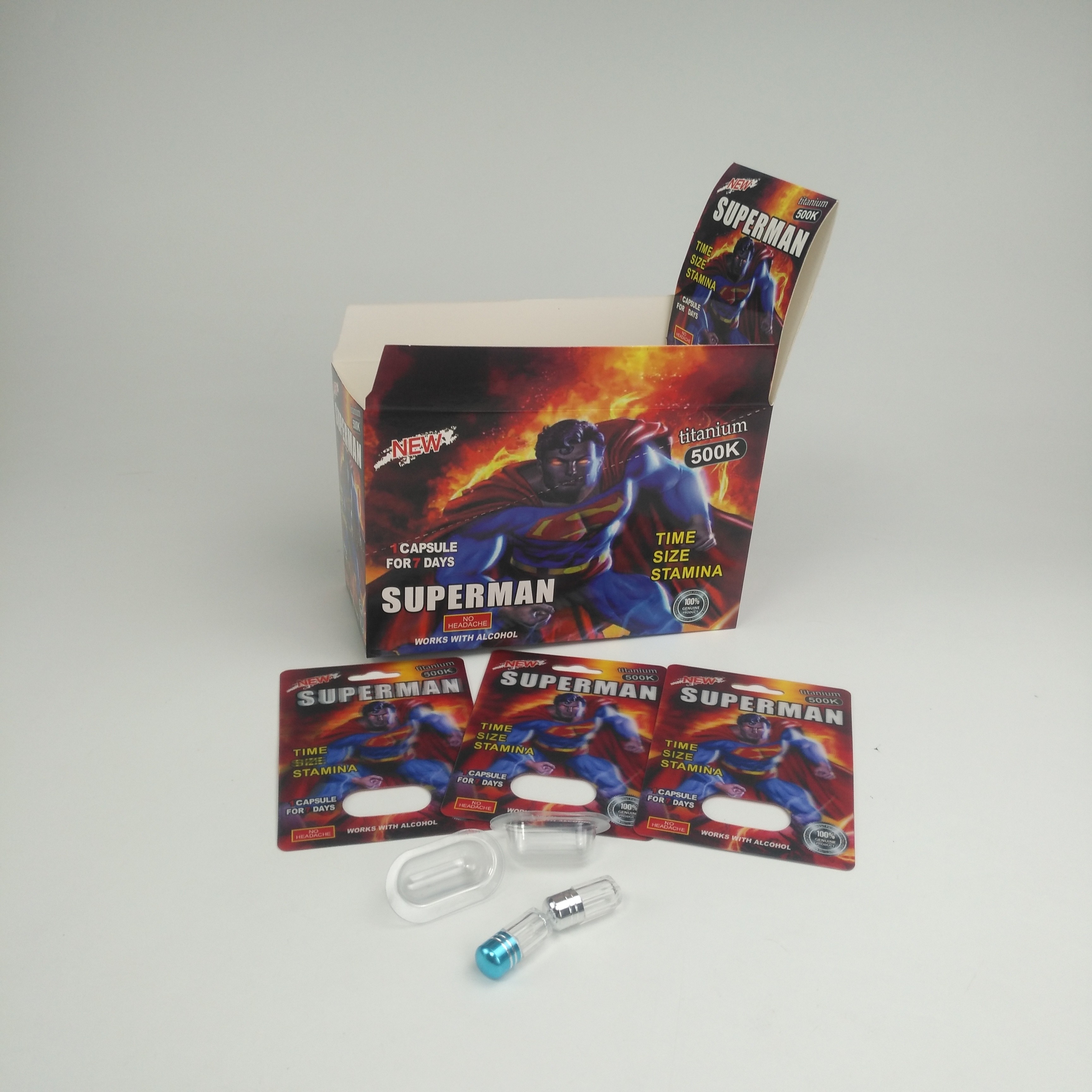 FDA 200mic Rhino 7 50000 3D Blister Card moisture proof